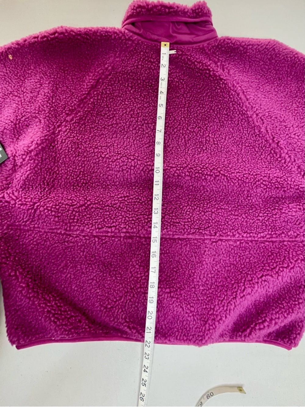 Andrew Marc Plush Sherpa Jacket in Vibrant Purple - Picture 12 of 12